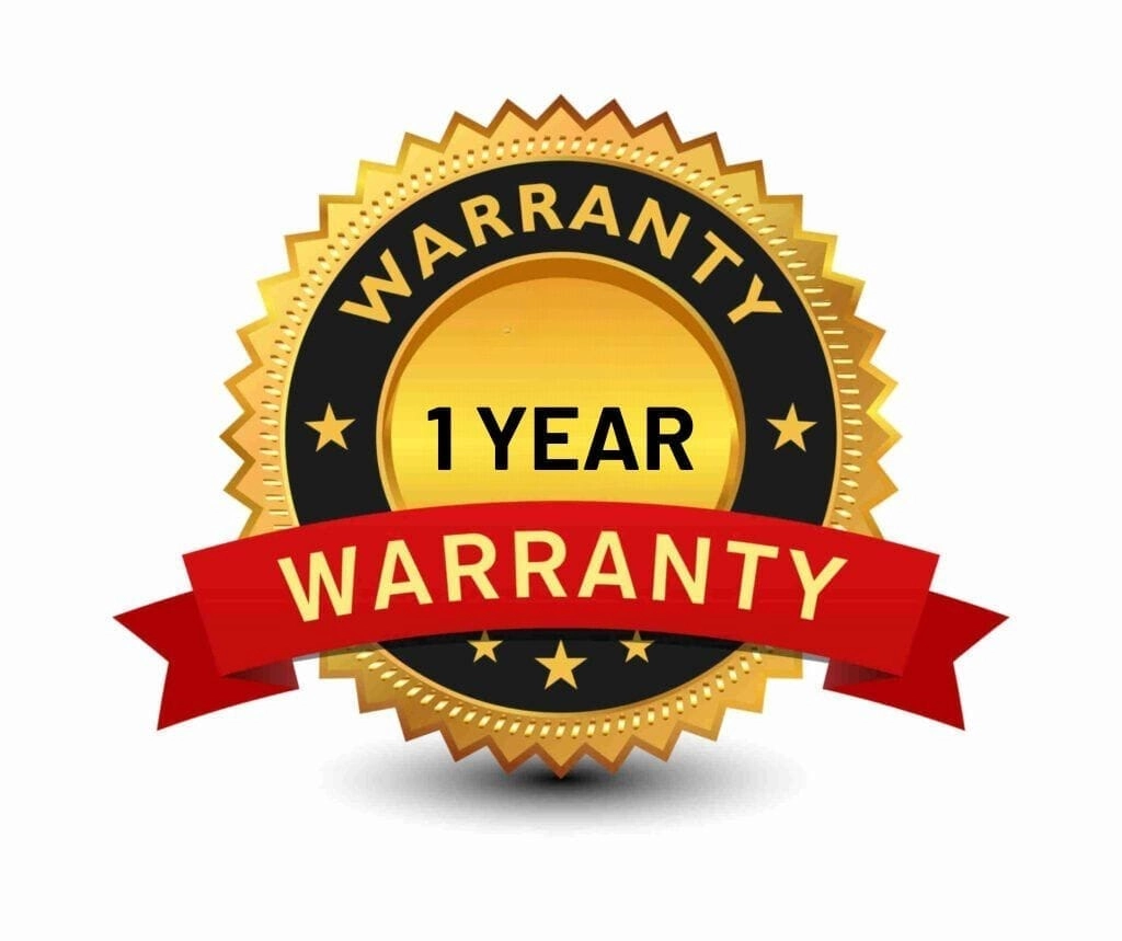 1 Year Warranty